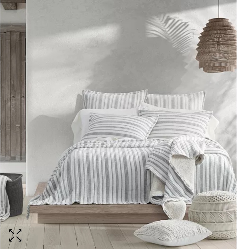 Bundle Of WHITE SAND Coachella European Shams.